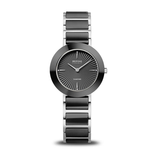 Bering Women's Watch Wristwatch Black Classic Ceramic