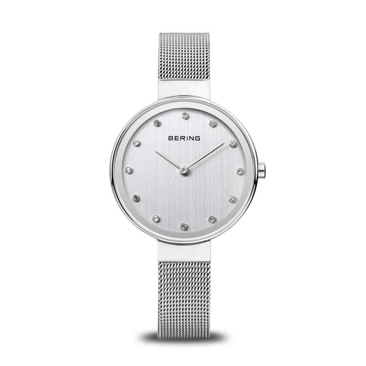 Bering Classic Women's Watch: Polished Silver