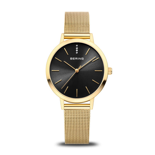 Bering Classic Women's Watch: Polished Gold