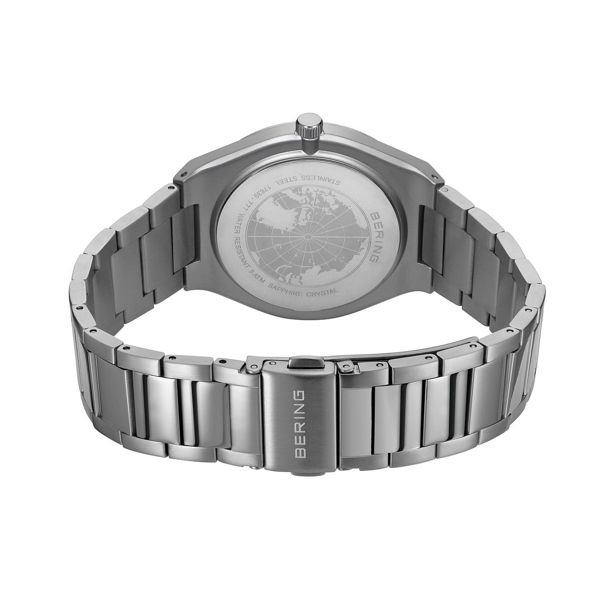 Bering Classic Watch: Brushed Grey