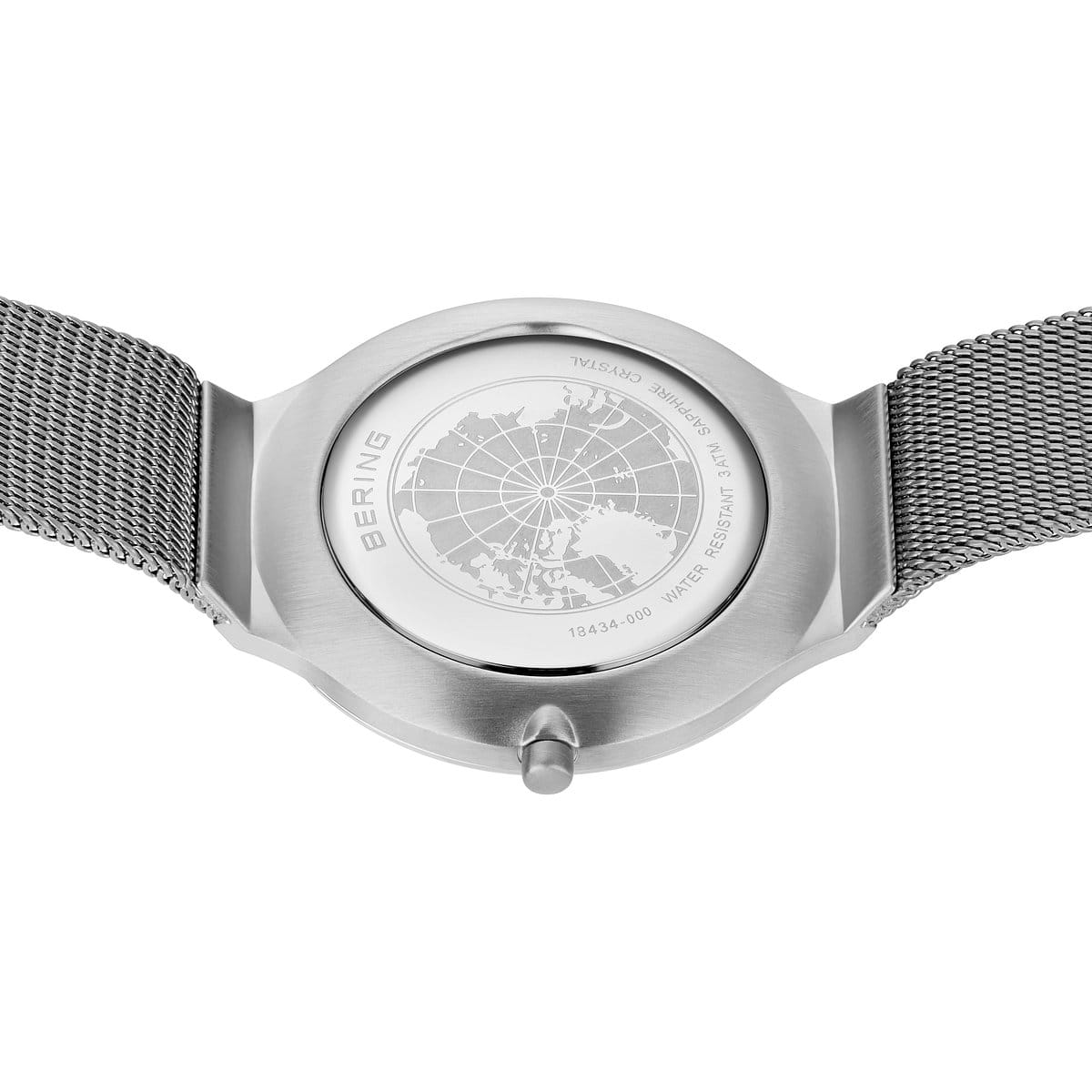 Bering Classic Watch: Brushed/polished Silver