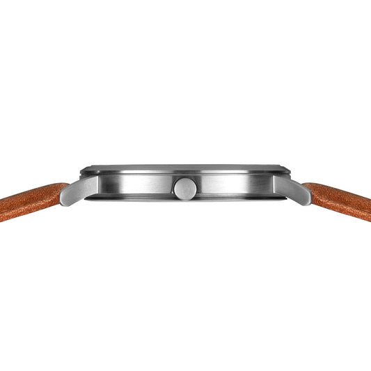 Bering Classic Watch: Titanium Brushed Silver