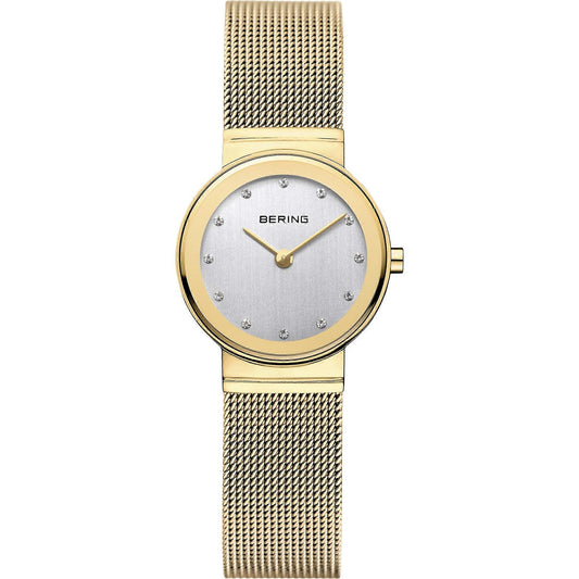 Bering Classic Gold Milanese Mesh Women's Watch