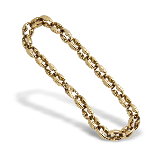 19cm Gucci Link Bracelet in 9ct Yellow Gold