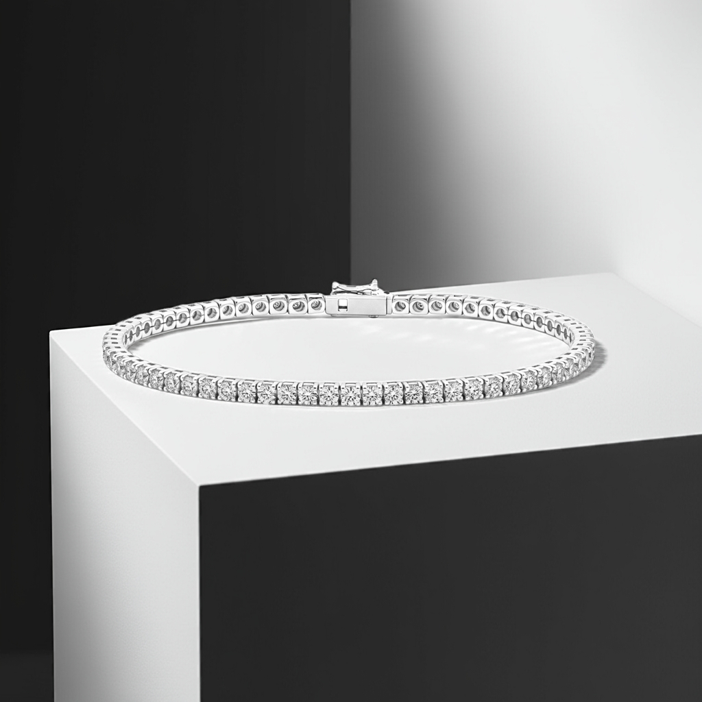 1.00ct Lab-Grown Diamond Eternity Tennis Bracelet in 9ct Gold