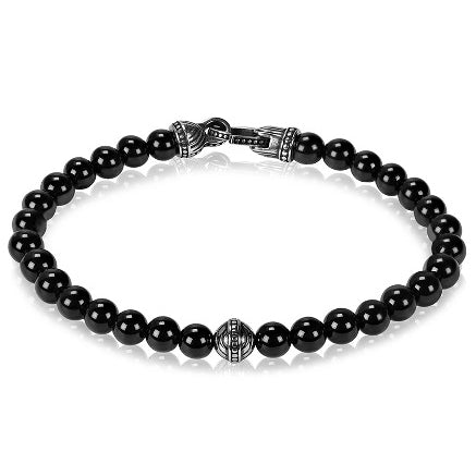 ARZ Steel Tigers Eye Bracelet Black