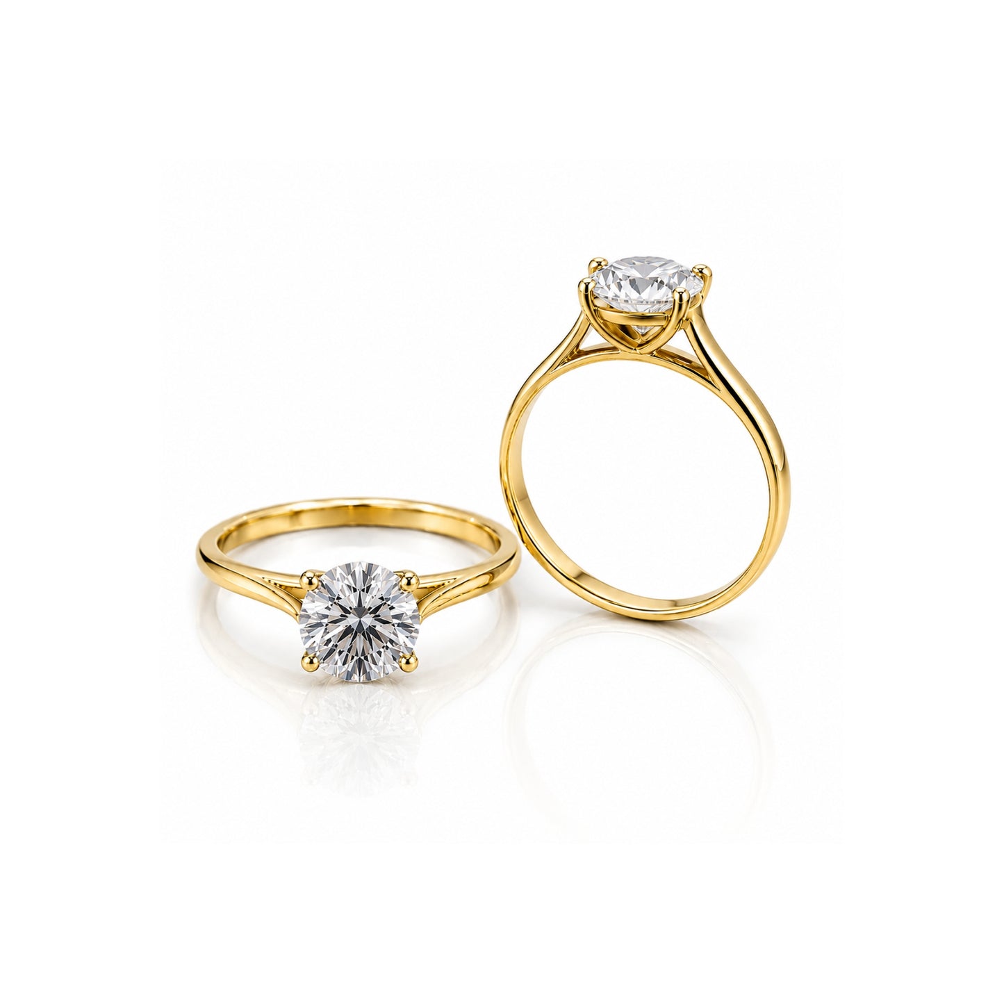 WINTER PROMO | 1ct Carat Lab-Grown Solitaire 9ct Gold Ring.