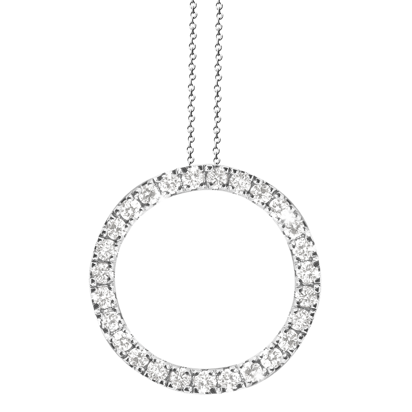 Circle of Life Pendant with Lab-Grown Diamonds in 9ct Gold Range