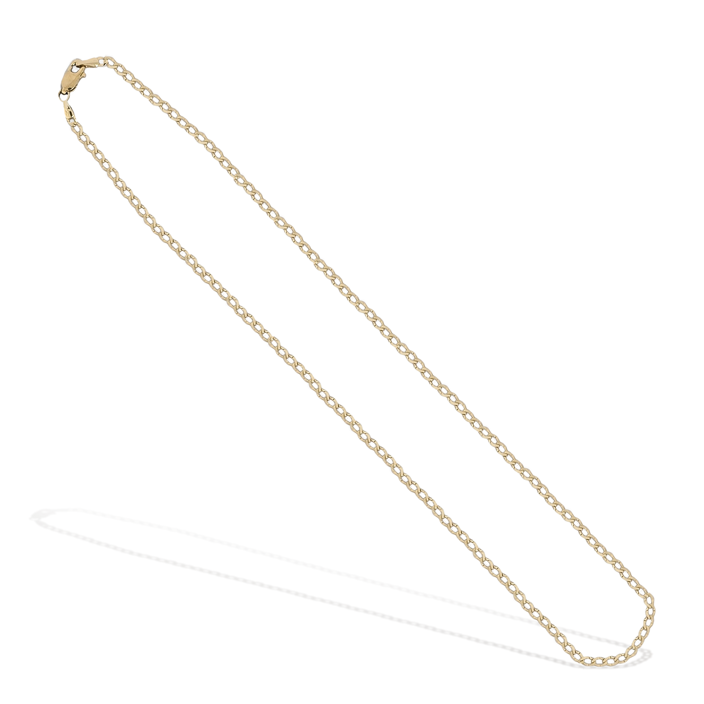 45cm Curb Link Chain in 9ct Yellow Gold