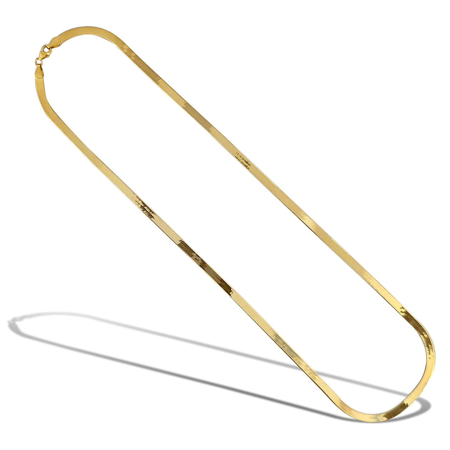 45cm Herringbone Link Chain in 9ct Yellow Gold