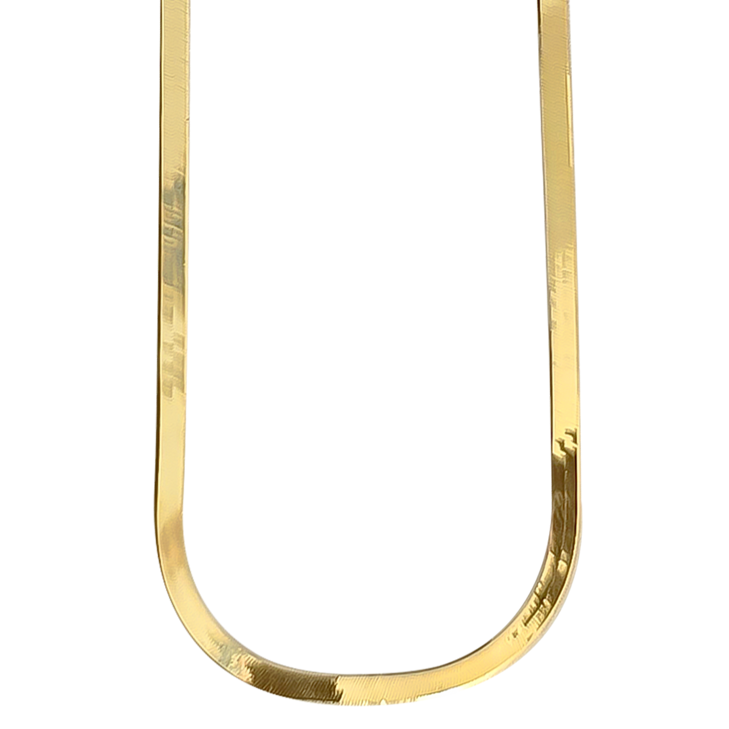 45cm Herringbone Link Chain in 9ct Yellow Gold