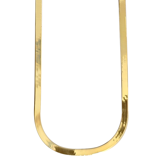 45cm Herringbone Link Chain in 9ct Yellow Gold