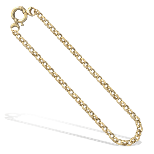 50cm Belcher Link Chain in 9ct Yellow Gold