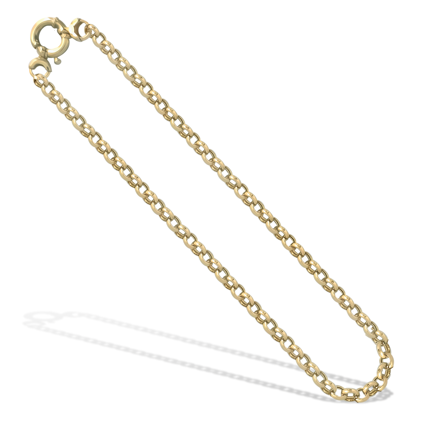 45cm Belcher Link Chain in 9ct Yellow Gold