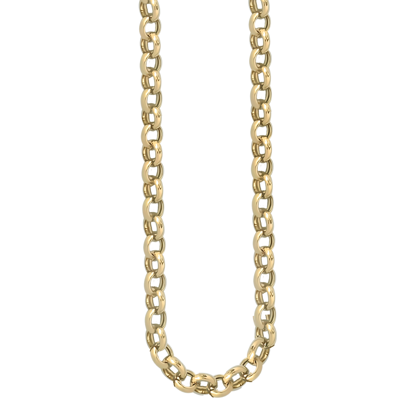45cm Belcher Link Chain in 9ct Yellow Gold