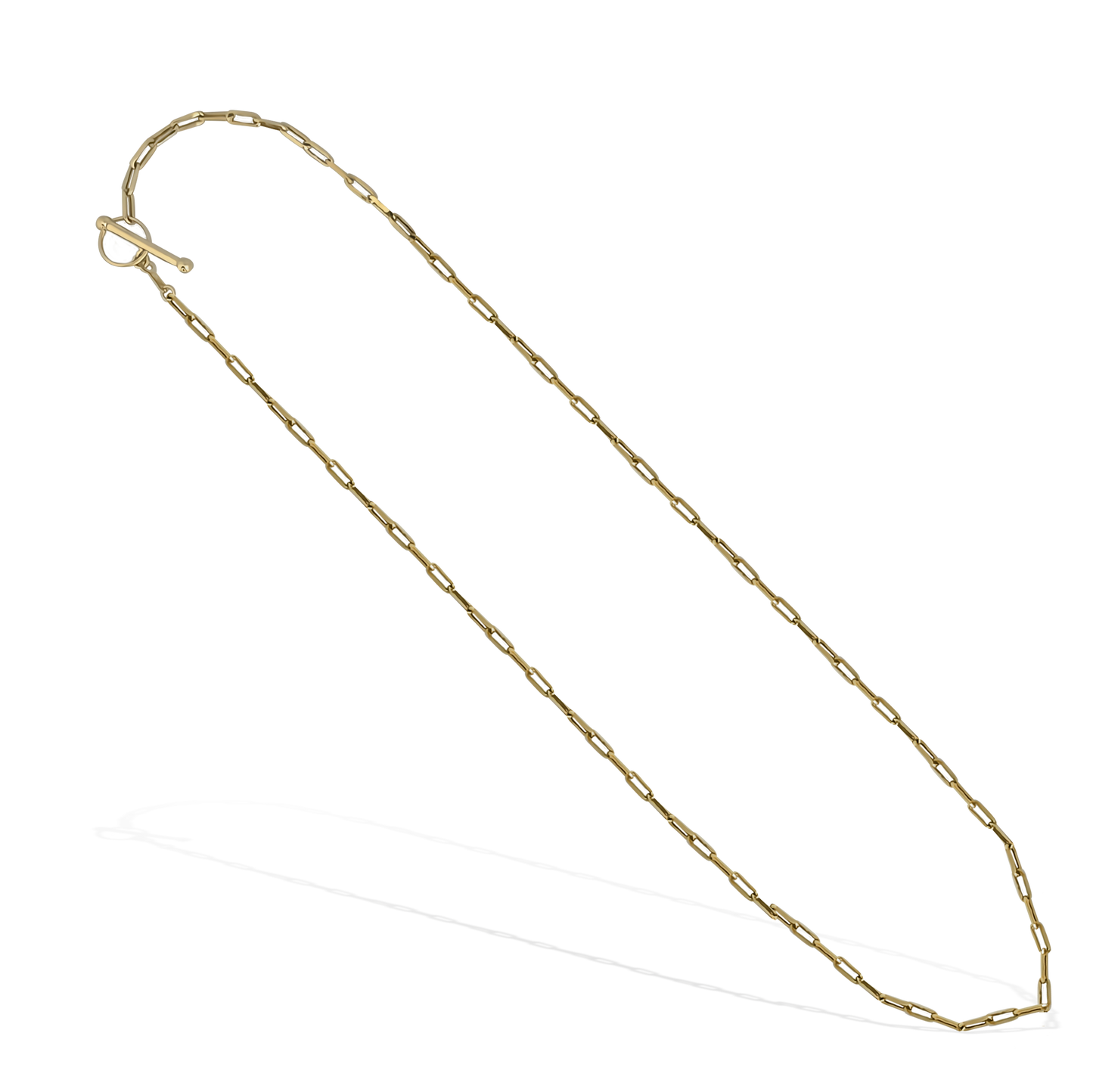 50cm Paperclip Link Chain in 9ct Yellow Gold