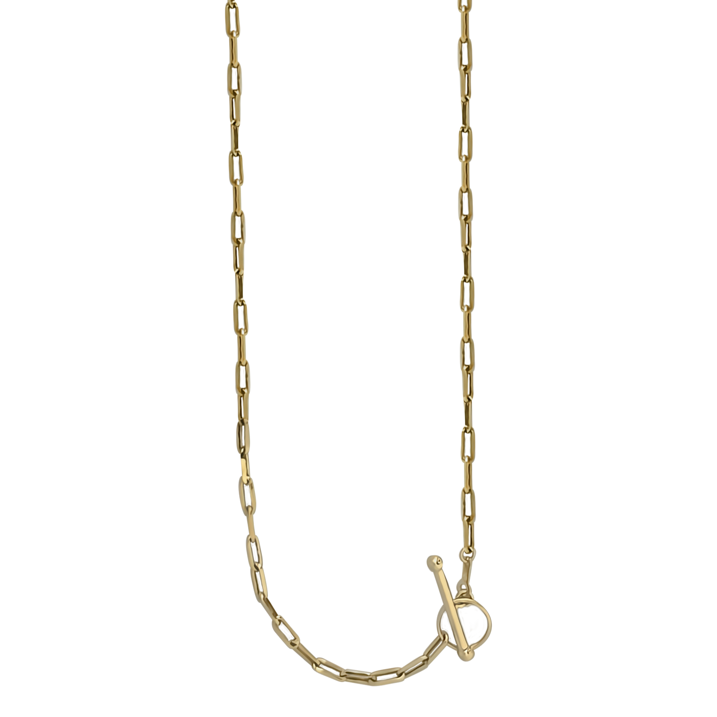 50cm Paperclip Link Chain in 9ct Yellow Gold