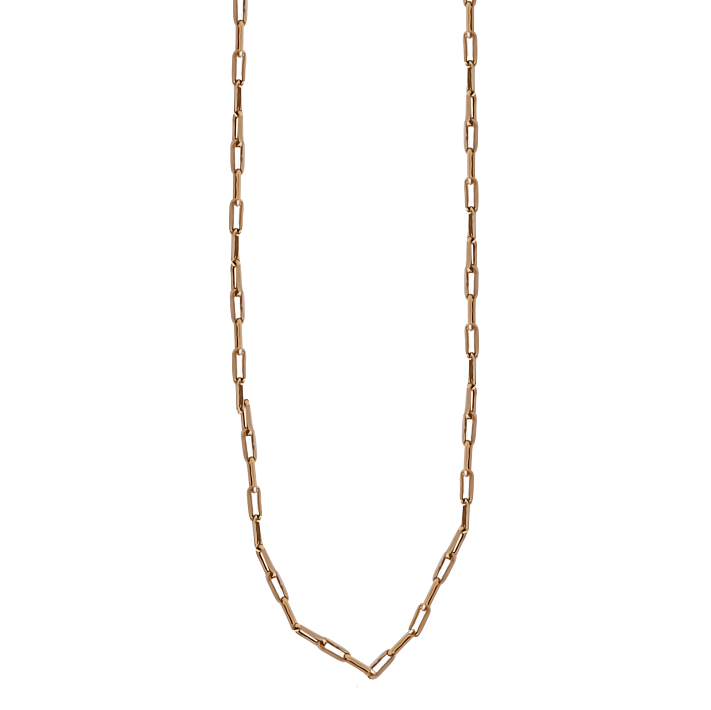 50cm Paperclip Link Chain in 9ct Rose Gold