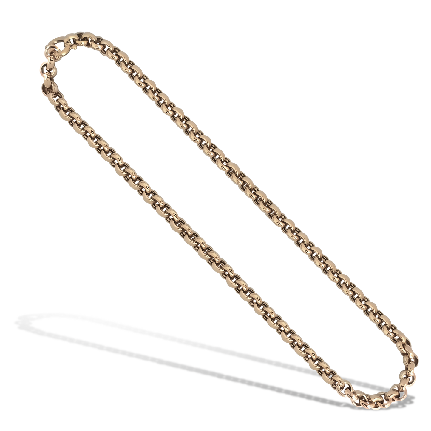 45cm Belcher Link Chain in 9ct Rose Gold