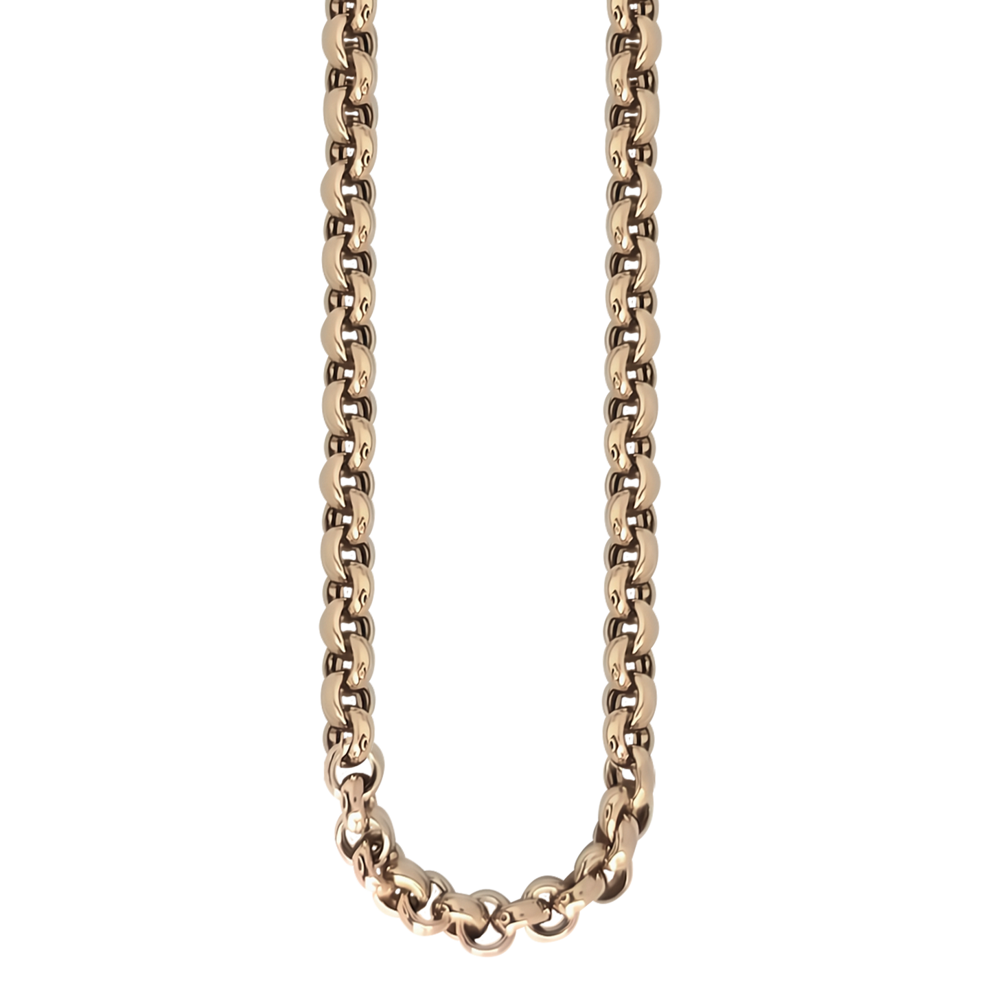 45cm Belcher Link Chain in 9ct Rose Gold