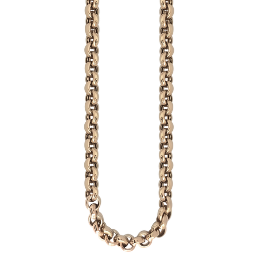 45cm Belcher Link Chain in 9ct Rose Gold