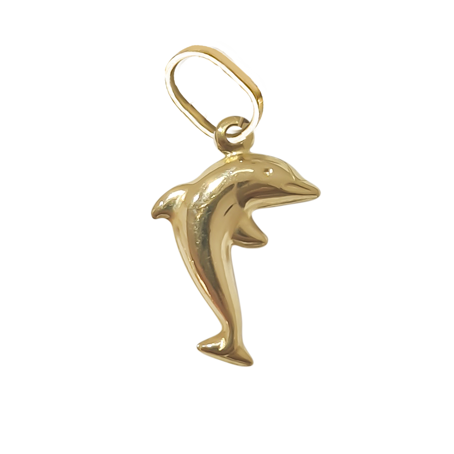 17mm Dolphin Charm 9ct Yellow Gold