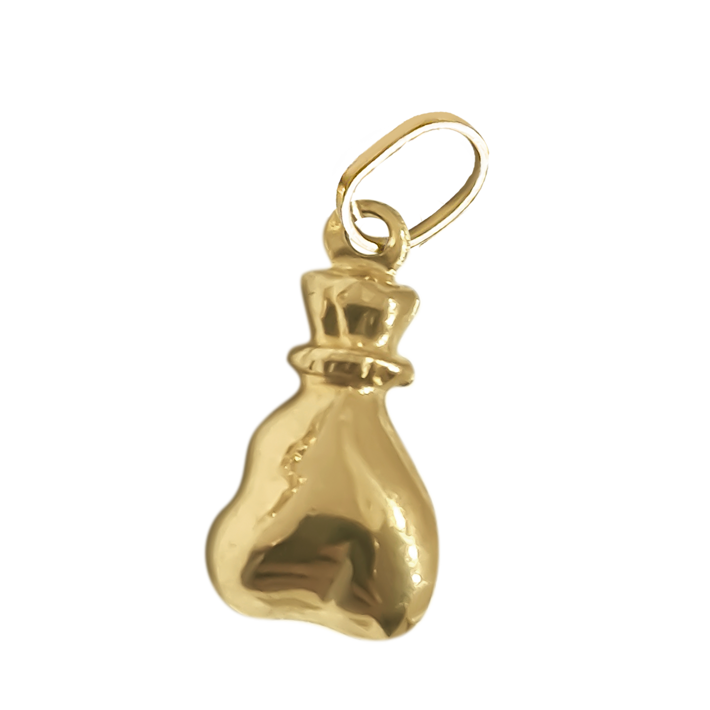 16mm Money bag Charm 9ct Yellow Gold