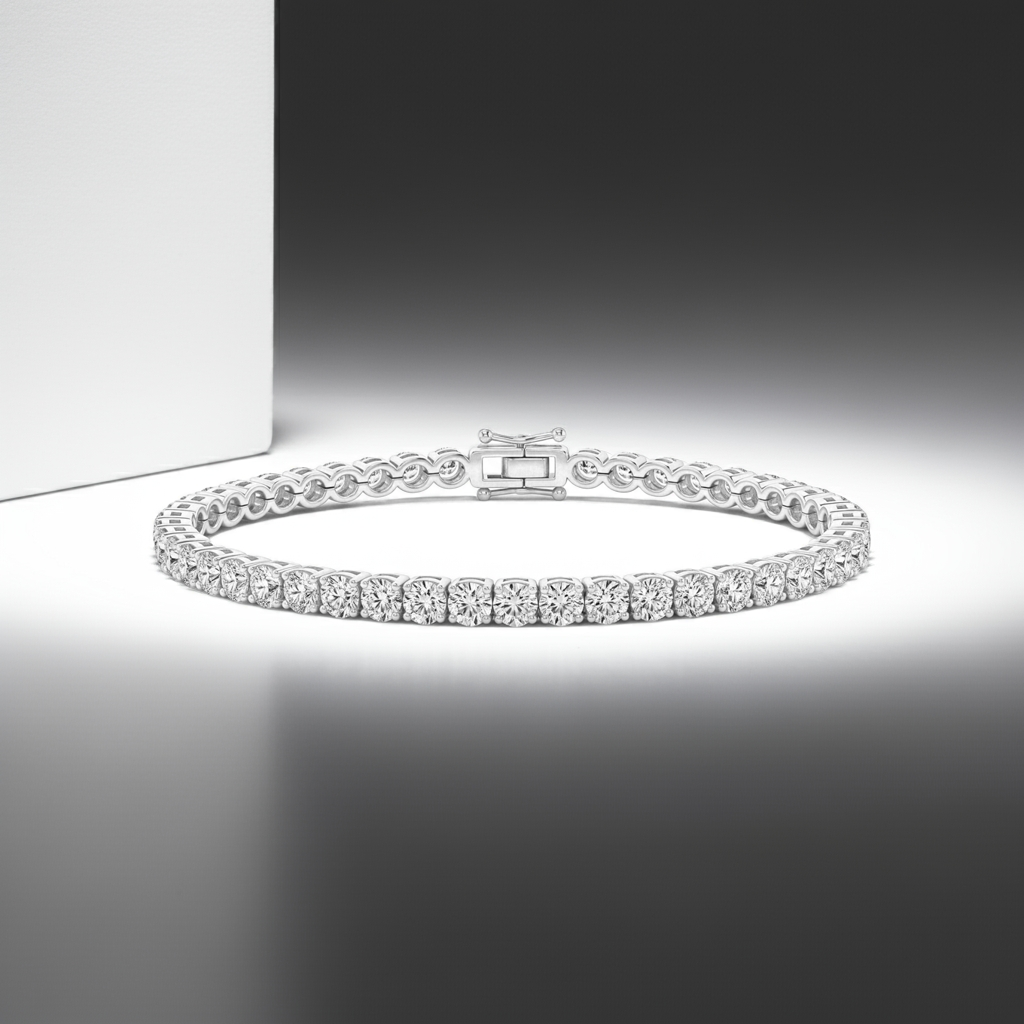3.00ct Lab-Grown Diamond Eternity Tennis Bracelet in 9ct Gold