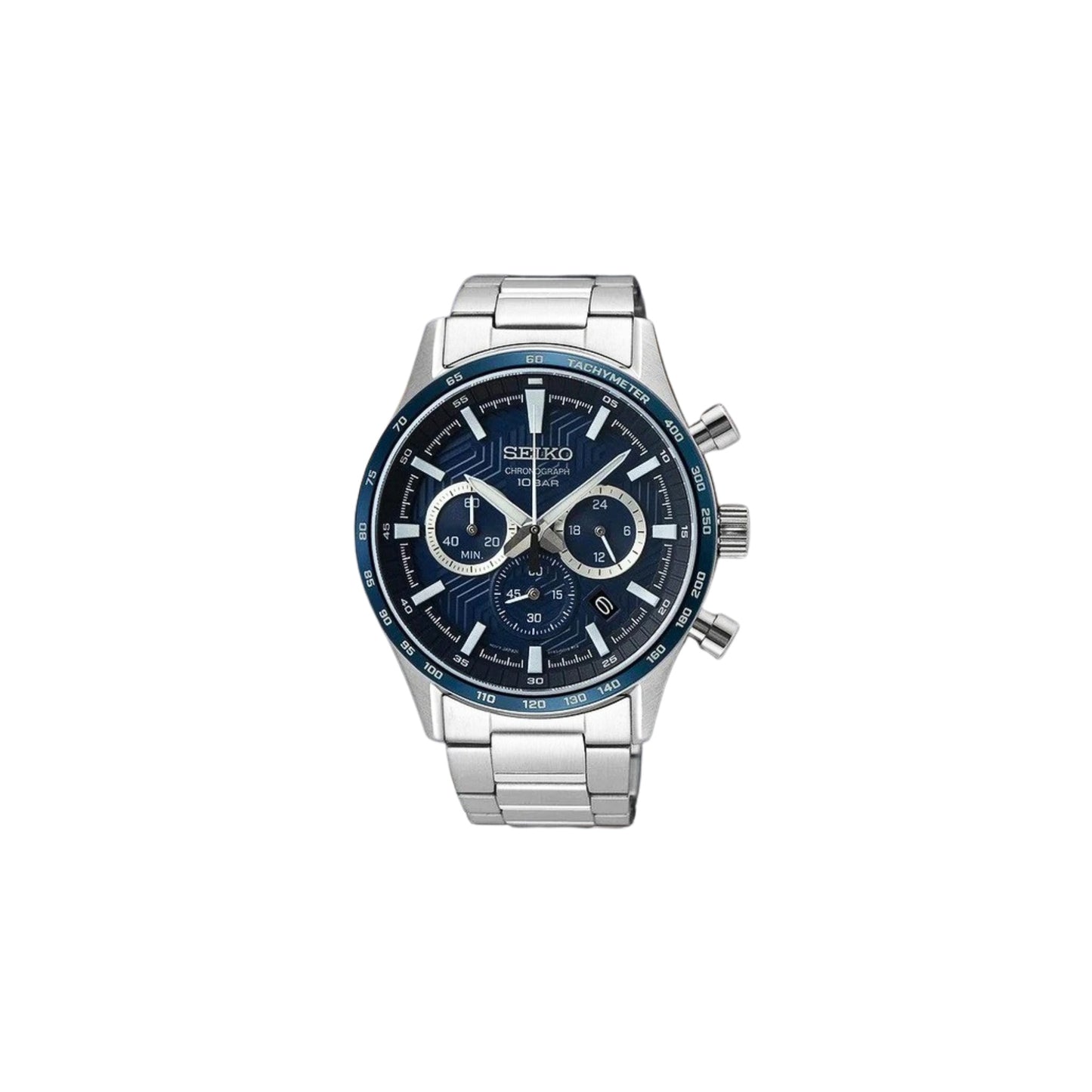 Seiko Gents Blue Chorongraph Sports Watch