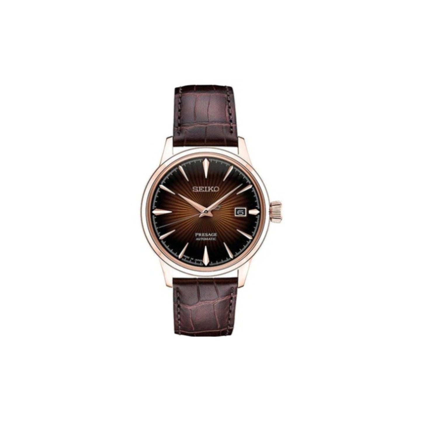 Seiko Presage Cocktail Time Rose Gold Men's Watch - SRPB46J1