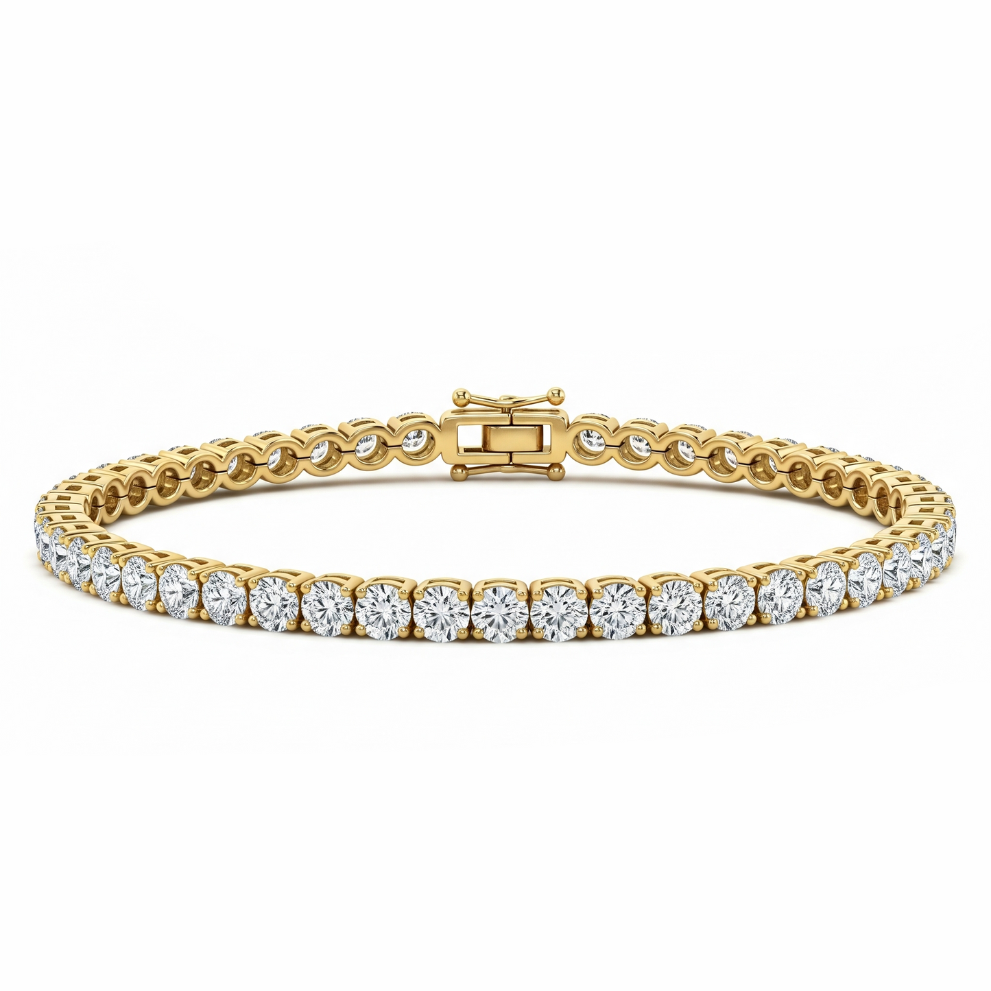 3.00ct Lab-Grown Diamond Eternity Tennis Bracelet in 9ct Gold