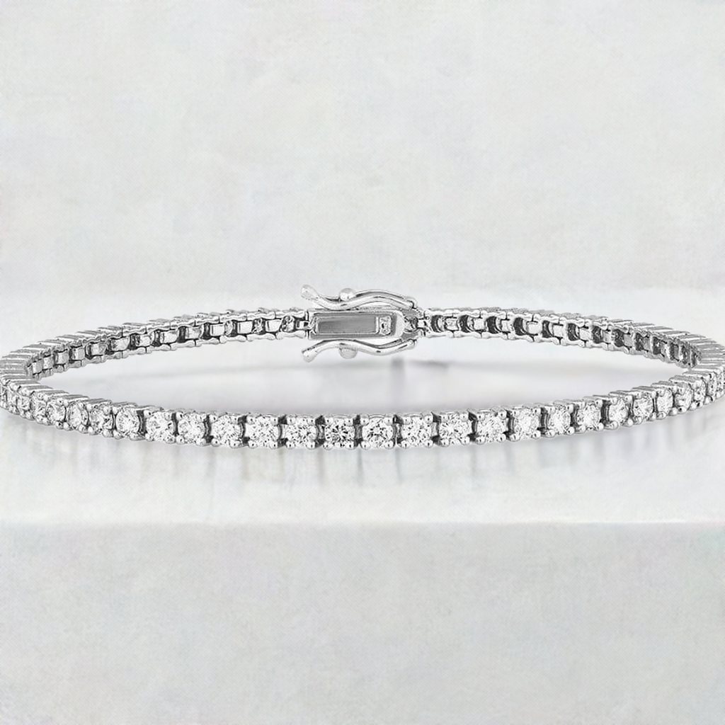 0.50ct Diamond Tennis Bracelet in 9ct White Gold