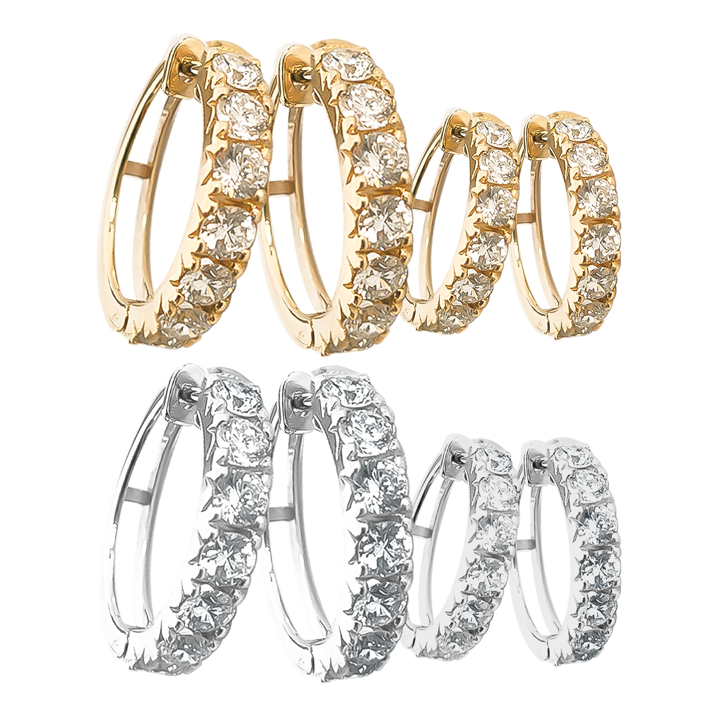 Huggies Lab-Grown Diamond Studs in 9ct Gold