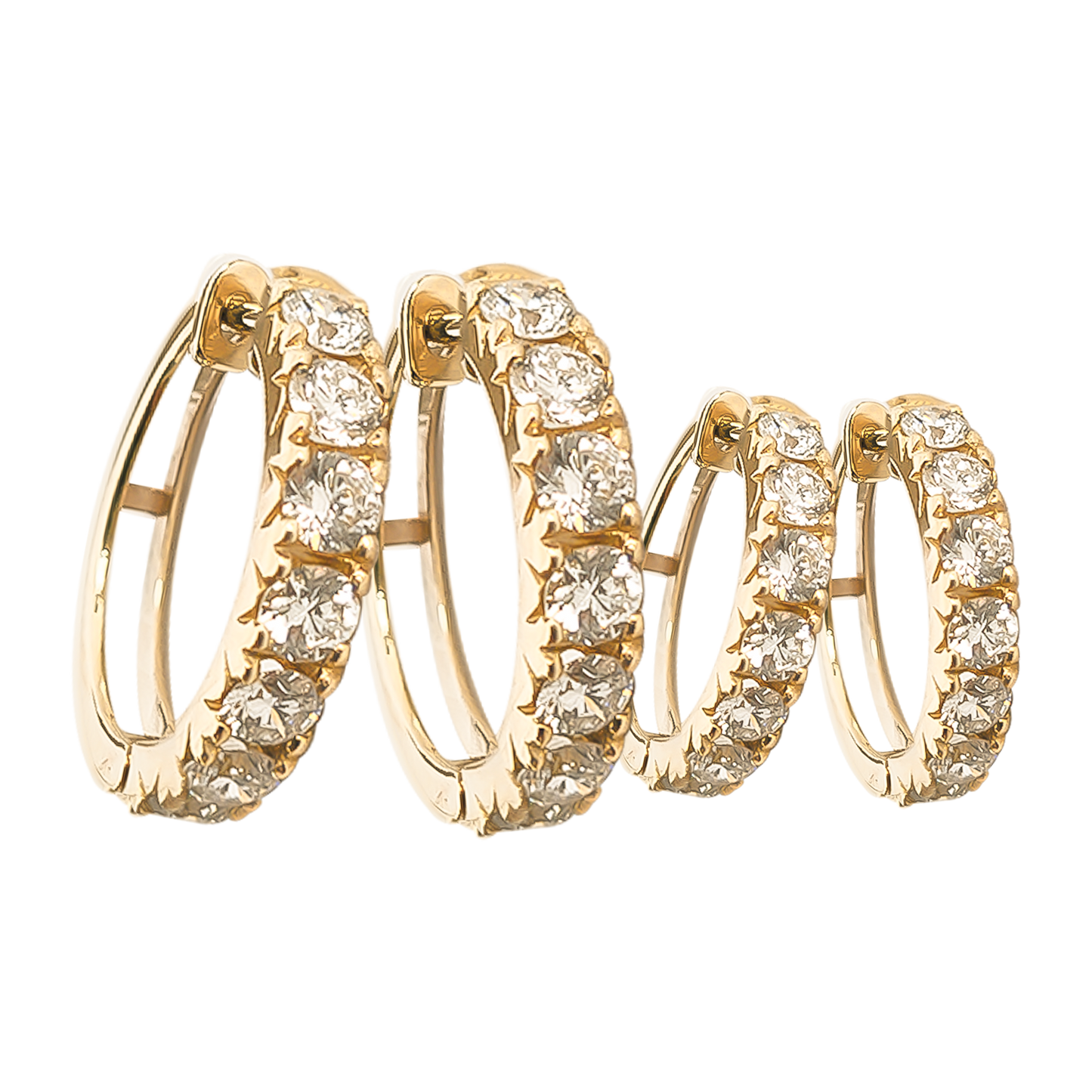Huggies Lab-Grown Diamond Studs in 9ct Gold