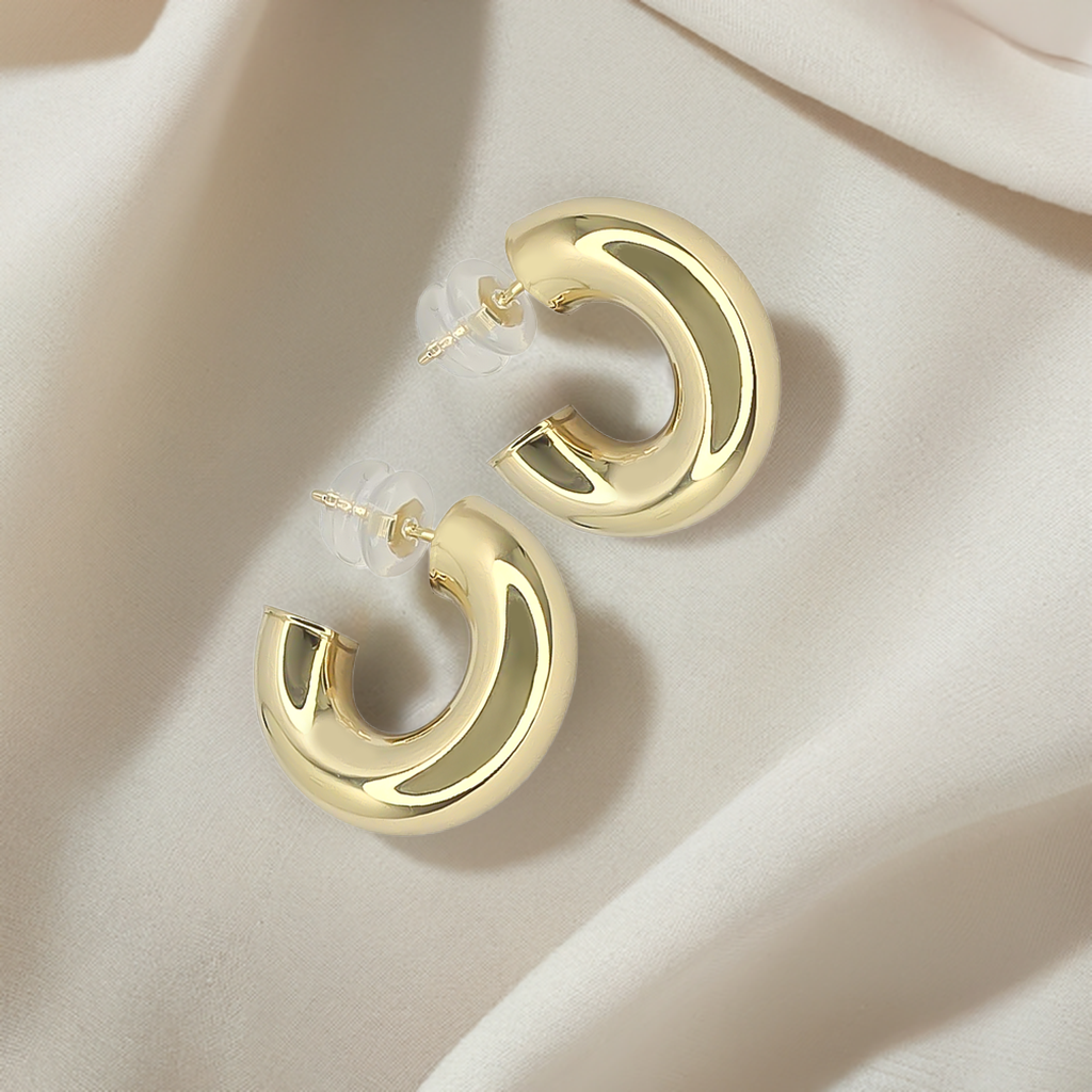19mm Hoop Earring in 9ct Yellow Gold