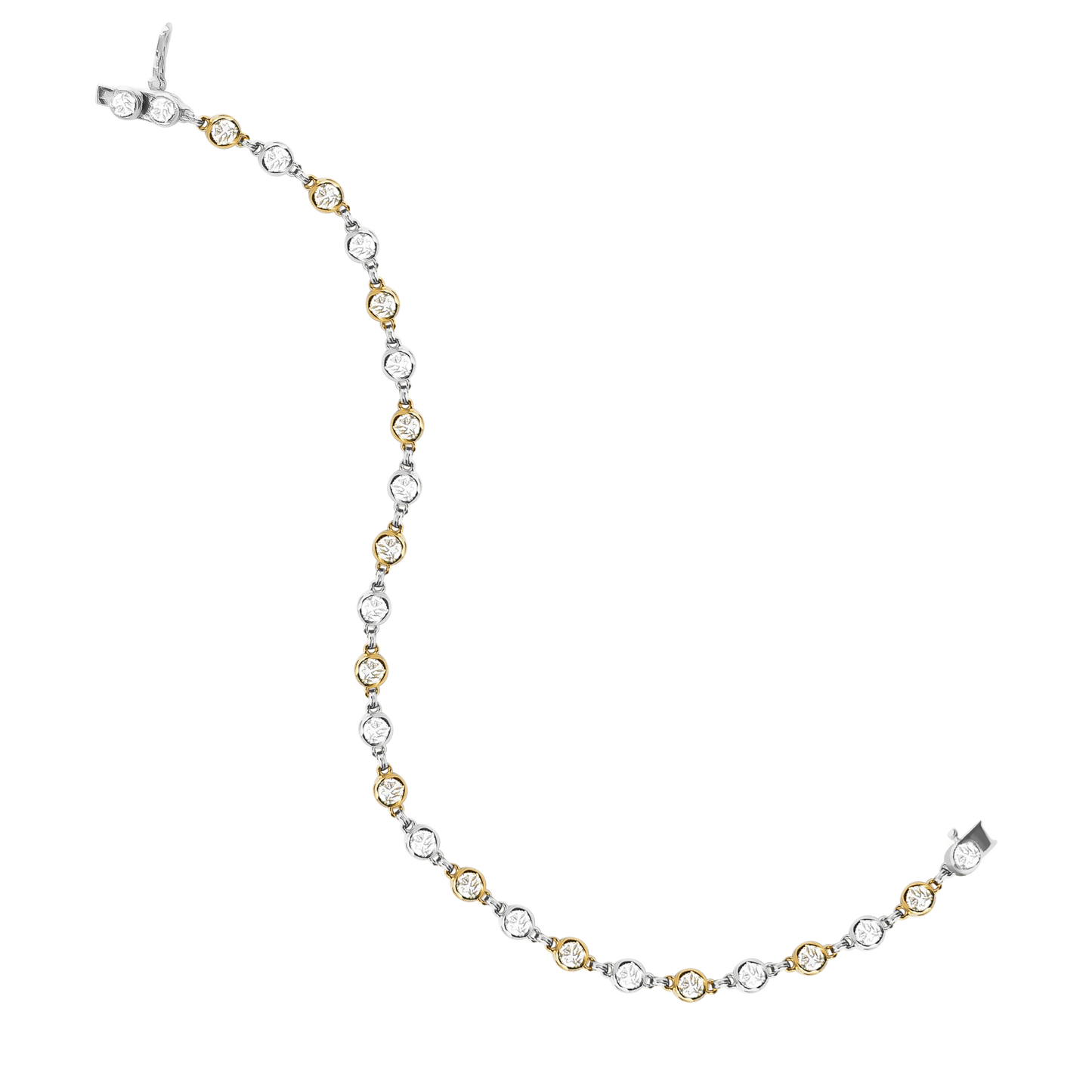 Lab-Grown Diamond Petite Tennis Bracelet in 9ct Gold