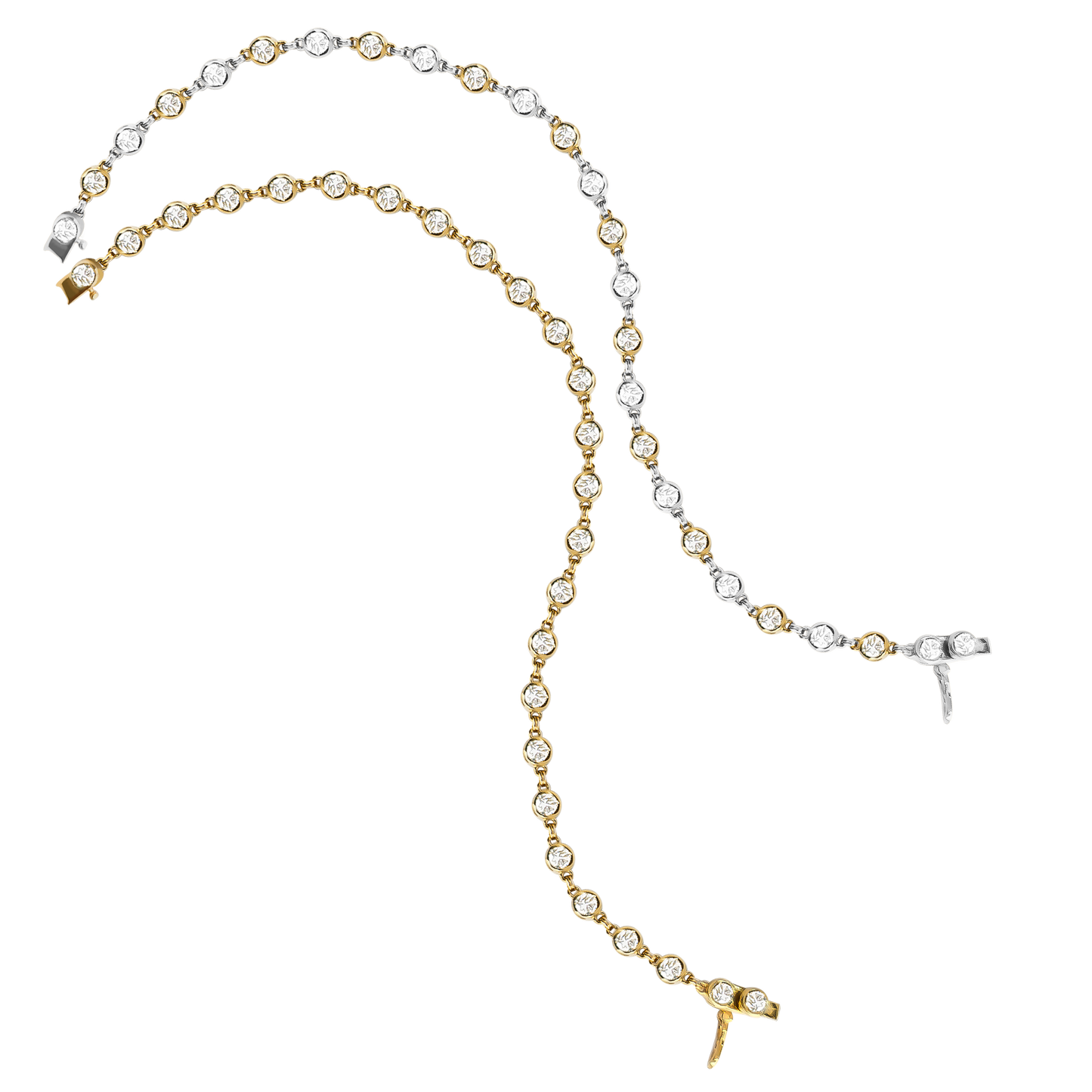 Lab-Grown Diamond Petite Tennis Bracelet in 9ct Gold