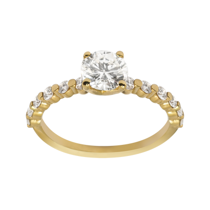 SALE: 1.05ct Natural Diamond Wedding with Eternity Band Ring in 18ct Gold