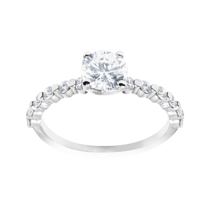 SALE: 1.05ct Natural Diamond Wedding with Eternity Band Ring in 18ct Gold