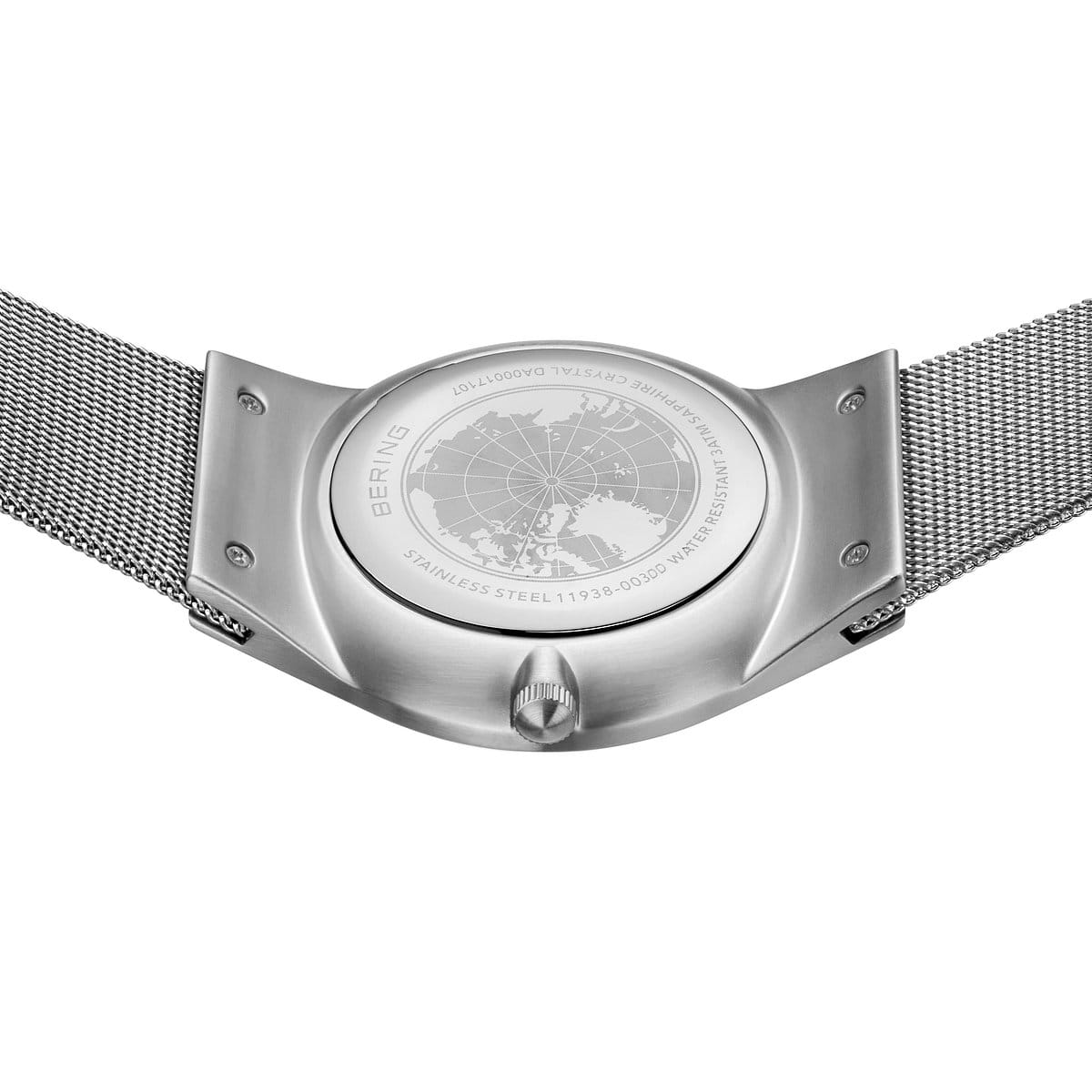 Bering Classic Watch: Brushed Silver