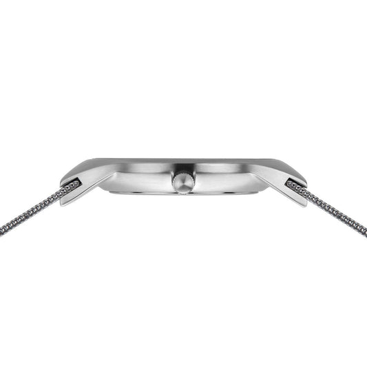 Bering Classic Watch: Brushed Silver