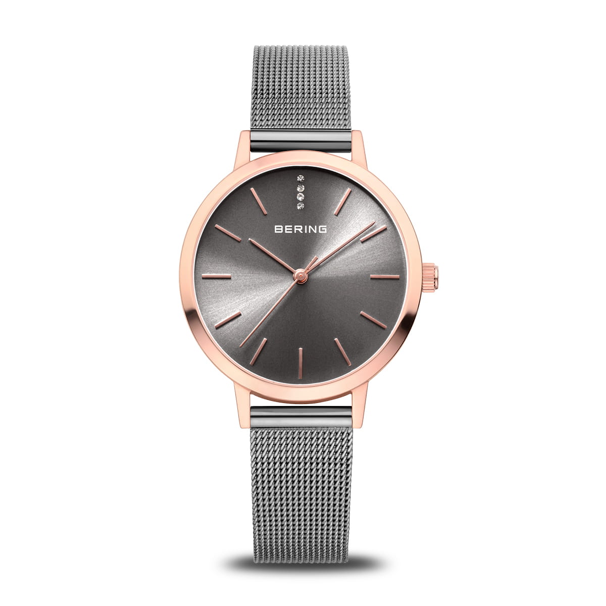 Bering Classic Women's Watch: Polished Rose Gold