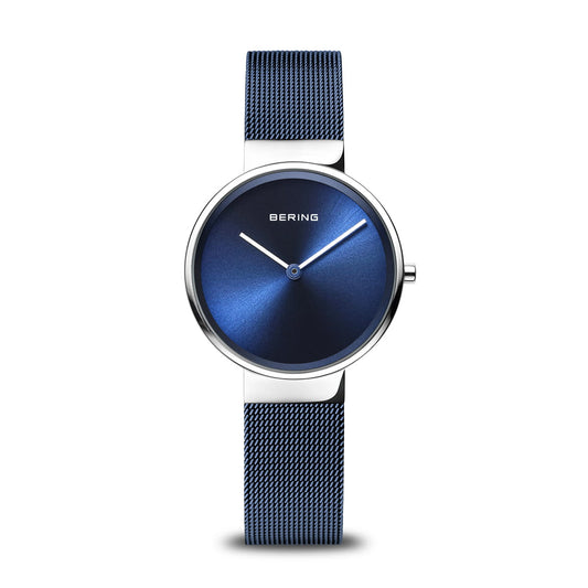 Bering Classic Women's Watch: Polished/brushed Silver