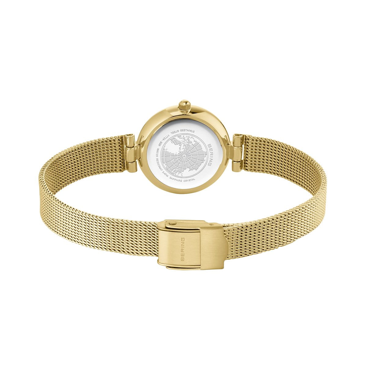 Bering Classic Woman's Watch: Polished Gold