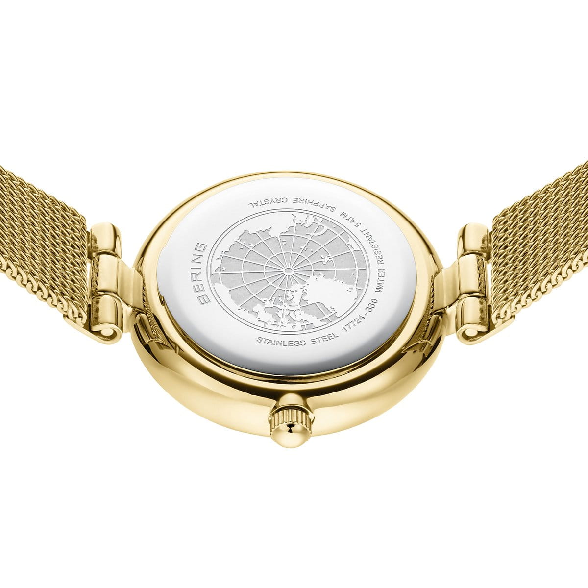 Bering Classic Woman's Watch: Polished Gold