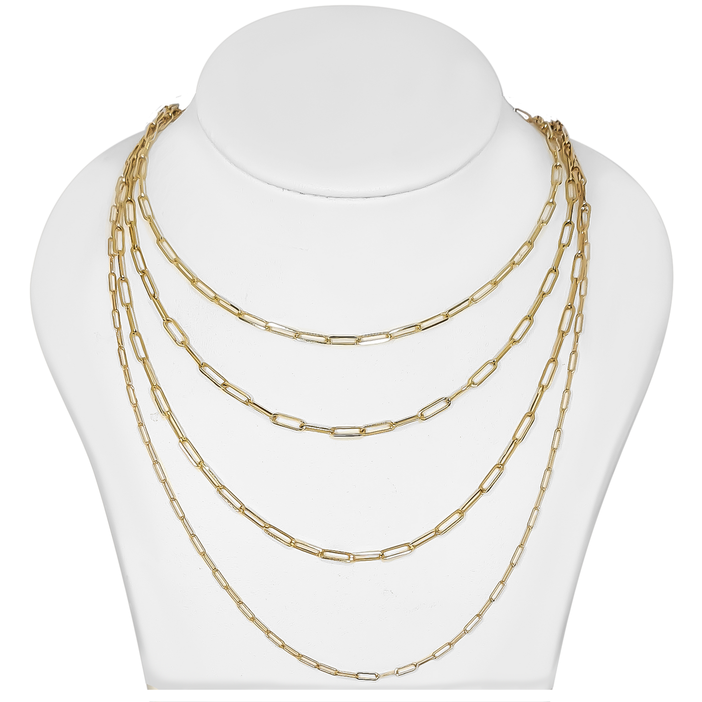 50cm Paperclip Link Chain in 9ct Yellow Gold