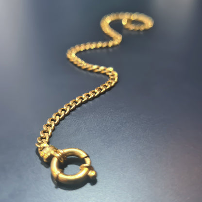 18cm Curb Link Bracelet in 9ct Yellow Gold
