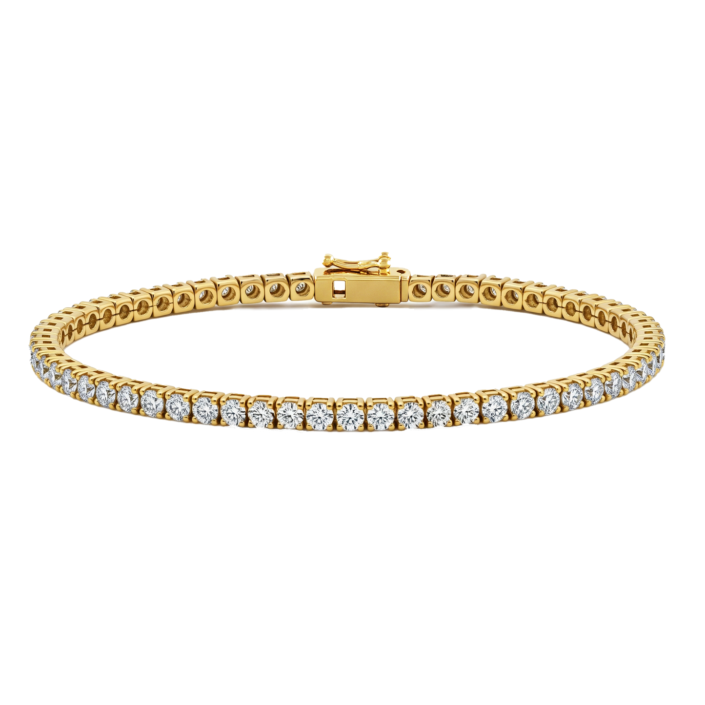 2.00ct Lab-Grown Diamond Eternity Tennis Bracelet in 9ct Gold