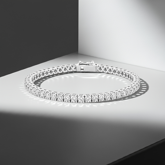 5.00ct Lab-Grown Diamond Eternity Tennis Bracelet in 9ct Gold
