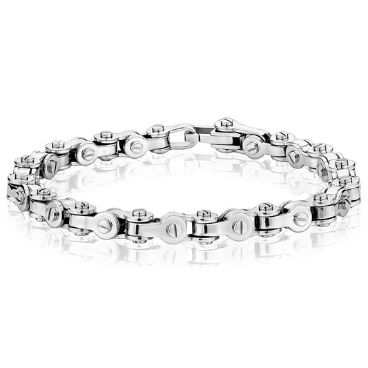 ARZ Steel Bicycle Link Bracelet
